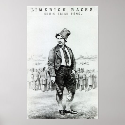 Werbung für "Limerick Races" Poster (Vorne)