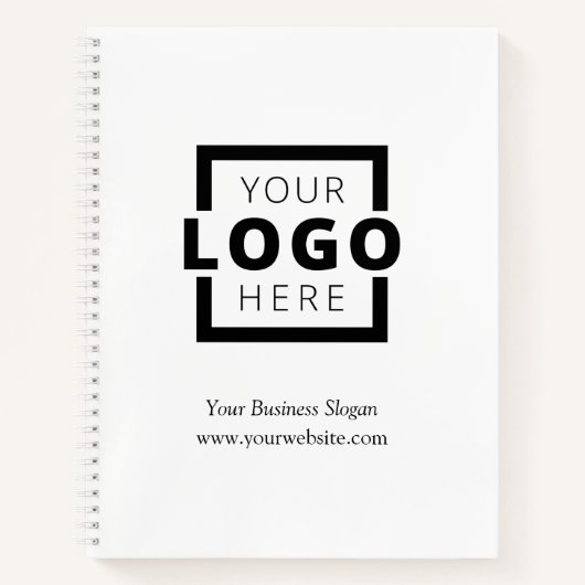 Werbung für Logo für kundenspezifische Unternehmen Notizblock (Vorderseite)