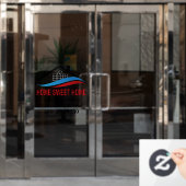 Werbung für Logofirmen Fensteraufkleber (Büro Tür)