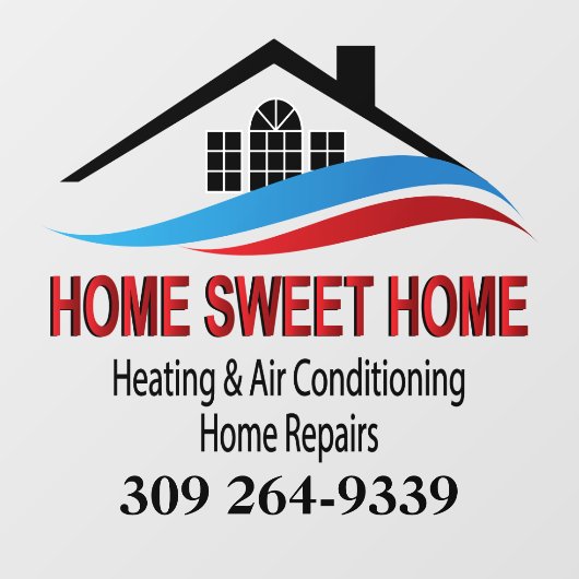 Werbung für Logofirmen Fensteraufkleber (Blatt)