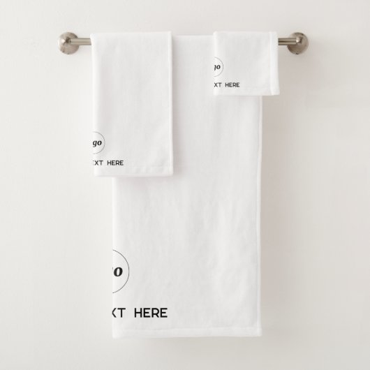 Werbung für Logos Badhandtuch Set (Insitu)