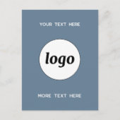 Werbung für Logos Postkarte (Vorderseite)