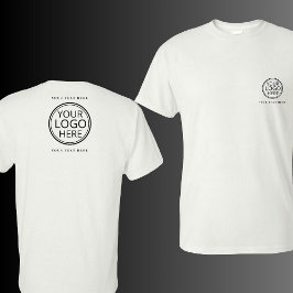 Werbung für Logos und Text T-Shirt