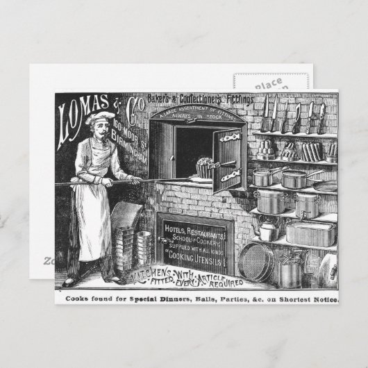 Werbung für Lomas und Co. Postkarte (Vorne/Hinten)