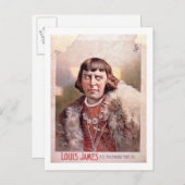 Werbung für "Louis James als Richard III" (co Postkarte (Vorne/Hinten)