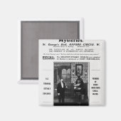 Werbung für Maskelyne & Devant's Mysteries Magnet (Vorderseite/Rückseite)