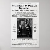 Werbung für Maskelyne & Devant's Mysteries Poster (Vorne)