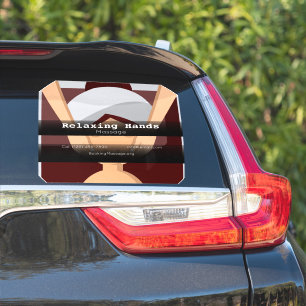 Werbung für Massagefirmen Aufkleber