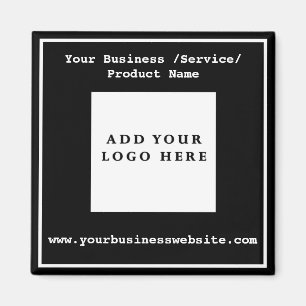 Werbung für Minimalistische Firmenlogos Magnet