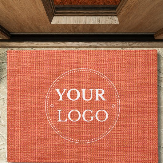 Werbung für moderne Firmenlogos Fußmatte