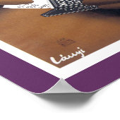 Werbung für modiano Zigarettenpapier Poster (Ecke)