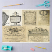 Werbung für Musikinstrumente - Entsprechpapier Seidenpapier (Basteln)