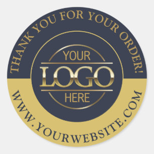 Werbung für Navy Blue für kundenspezifische Geschä Runder Aufkleber