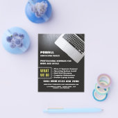 Werbung für Notebooks, Computerreparaturen Flyer (Einzeln)