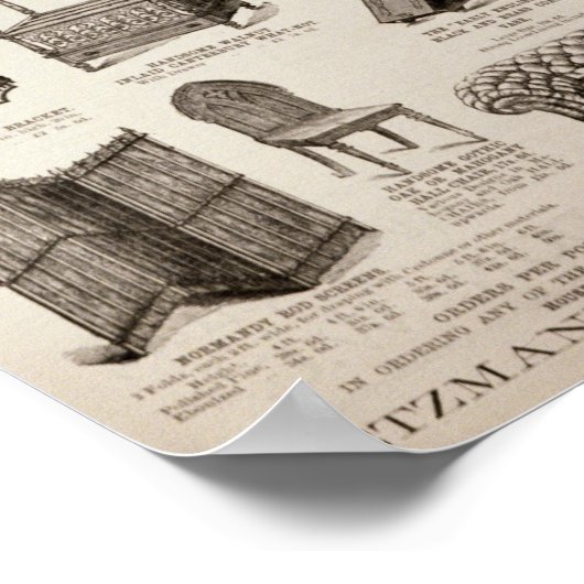 Werbung für Oetzmann & Co. Poster (Ecke)