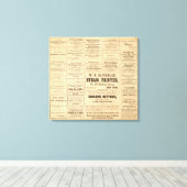 Werbung für Öl Leinwanddruck (Insitu (Holzboden))