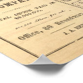 Werbung für Öl Poster (Ecke)