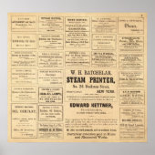 Werbung für Öl Poster (Vorne)