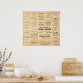 Werbung für Öl Poster (Küche)