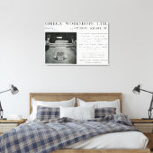 Werbung für Omega Workshops Ltd Leinwanddruck (Insitu (Schlafzimmer))