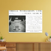 Werbung für Omega Workshops Ltd Leinwanddruck (Insitu (Wohnzimmer))
