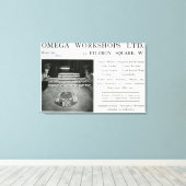 Werbung für Omega Workshops Ltd Leinwanddruck (Insitu (Holzboden))