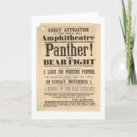 Werbung für Panther und Bären (1293A)