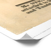 Werbung für Panther und Bären (1293A) Poster (Ecke)