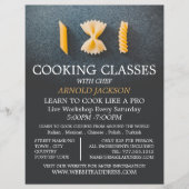 Werbung für Pasta, Kochkurse Flyer (Vorne)