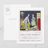 Werbung für Paul Olmer's Summer Collection Postkarte (Vorne/Hinten)