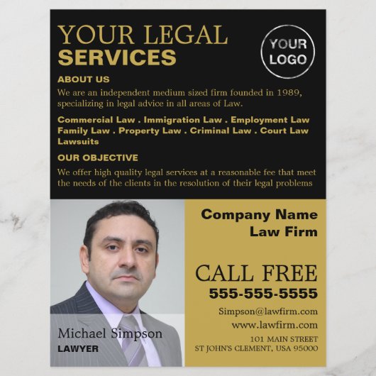 Werbung für personalisierte Fotografie Juristische Flyer (Vorne)