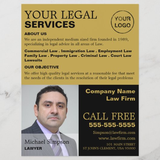 Werbung für personalisierte Fotografie Juristische Flyer (Vorne)