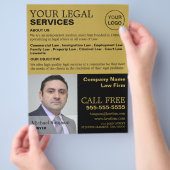 Werbung für personalisierte Fotografie Juristische Flyer (Hand)