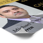 Werbung für personalisierte Fotografie Juristische Poster (Ecke)