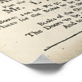 Werbung für Playbill Poster (Ecke)