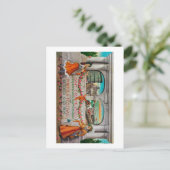 Werbung für Portola Festival (Frauen) Postkarte (Stehend Vorderseite)