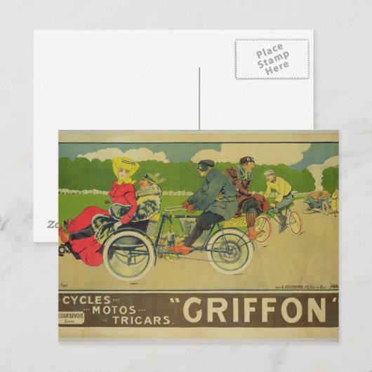 Werbung für Poster Postkarte (Vorne/Hinten)