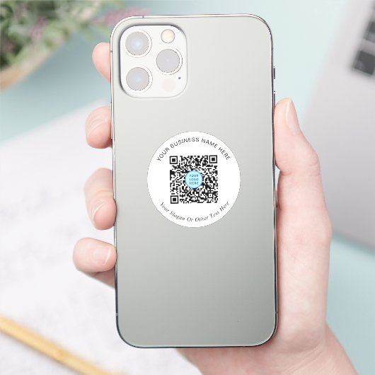 Werbung für QR-Code-Logos für Unternehmen Aufkleber (Telefon)