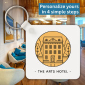 Werbung für QR-Logos für moderne Unternehmen Schlüsselanhänger