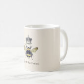 Werbung für Queen Bee Honey Products Kaffeetasse (VorderseiteRechts)