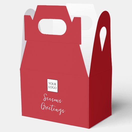 Werbung für Red-Logo Geschenkschachtel (Geöffnet)