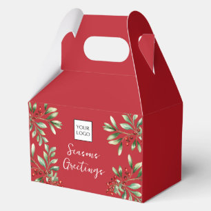 Werbung für Red-Logo Geschenkschachtel