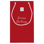 Werbung für Red-Logo Kleine Geschenktüte (Rückseite)