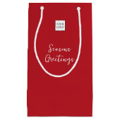 Werbung für Red-Logo Kleine Geschenktüte (Vorderseite)