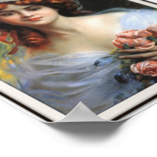 Werbung für russische Imperial-Parfum 1892 Poster (Ecke)