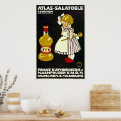 Werbung für Salat Poster (Küche)