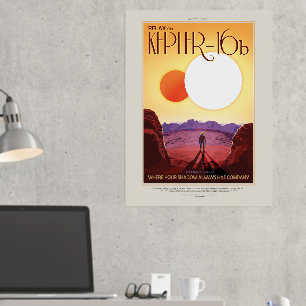 Werbung für Science-Fiction-Reisen, Planet Kepler Foliendrucke