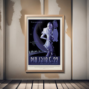 Werbung für Science-Fiction-Reisen, Planet PSO J31 Poster