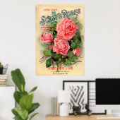 Werbung für Scotts Rose Poster (Heimbüro)