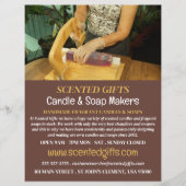 Werbung für Seifenherstellung, Kerzen und Seifenhe Flyer (Vorne)